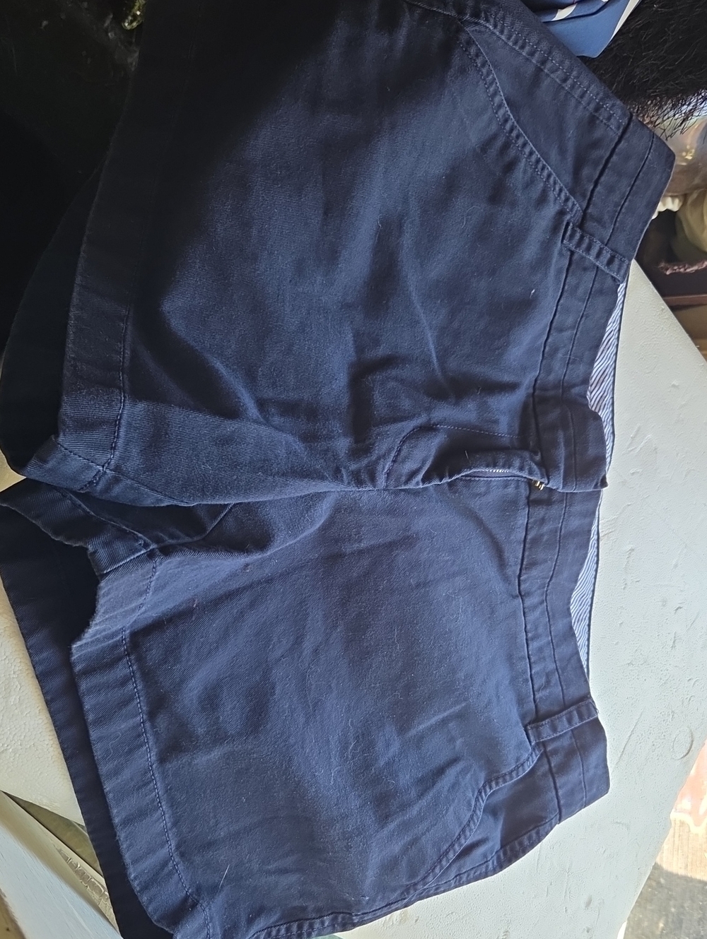 J. Crew Dark Navy Chino Shorts Size 6